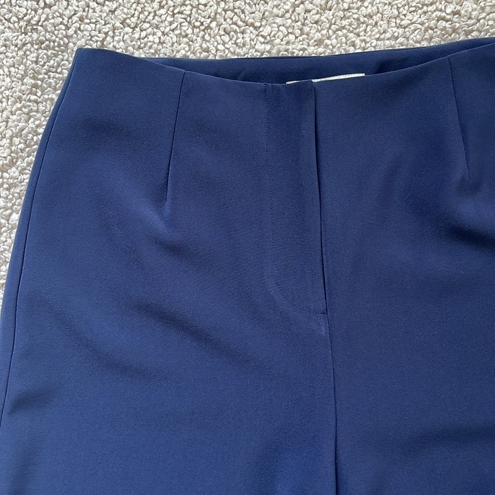BODEN High Waisted Wide Leg Trousers in Navy Size 6 NWT - Picture 4 of 9